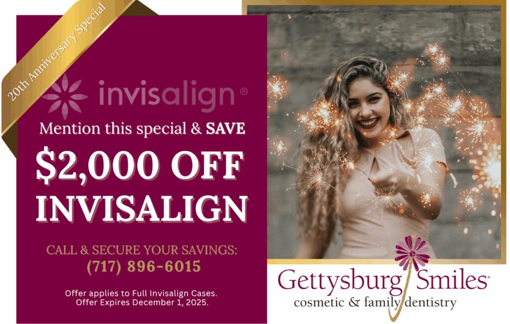 Invisalign special in Gettysburg PA